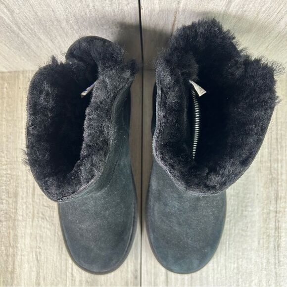 UGG Koolaburra Black Jaelyn Mini Bailey Winter Lined Boot Women’s Size 8 - Picture 6 of 10